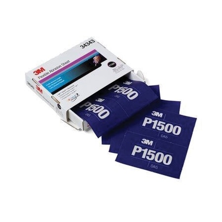 3M 34343, FLEX ABR HOOKIT SHEETS, P15005, 25PK 7100010565